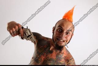 Edgar Revolver Pose With Cigarette